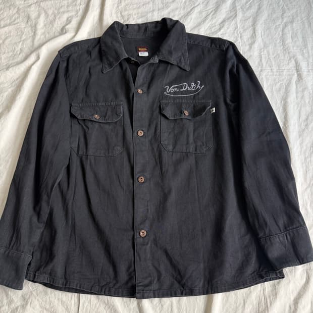 본더치 펑크 락시크 블랙 셔츠