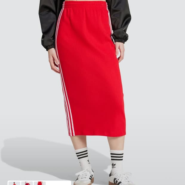 파이어버드 니트 스커트 레드 XS