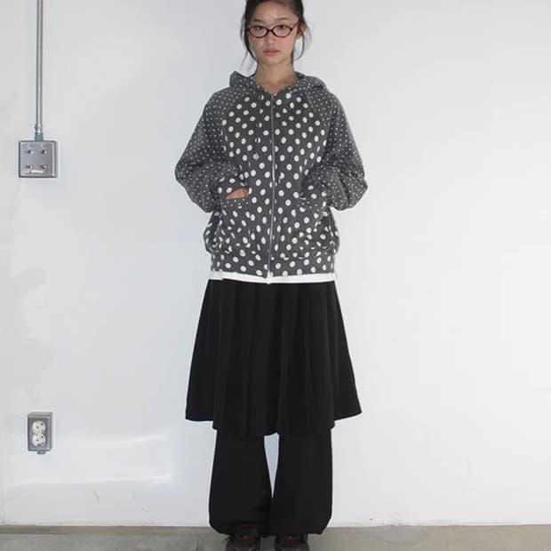 론론 스커트 레이어드 팬츠 