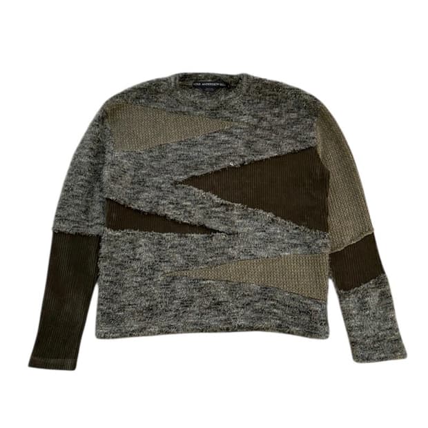 앤더슨벨 길리 컬러블록 니트