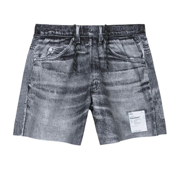 (M) 새티스파이 피스쉘 데님 쇼츠 블랙