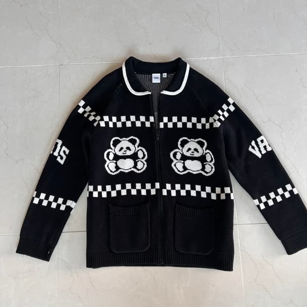 Vans 반스 판다 더블니트 집업 가디건
