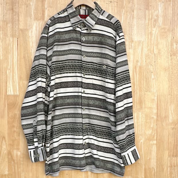 미국 Burg 빈티지 패턴 셔츠