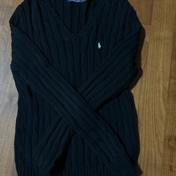 폴로랄프로렌 브이넥 니트