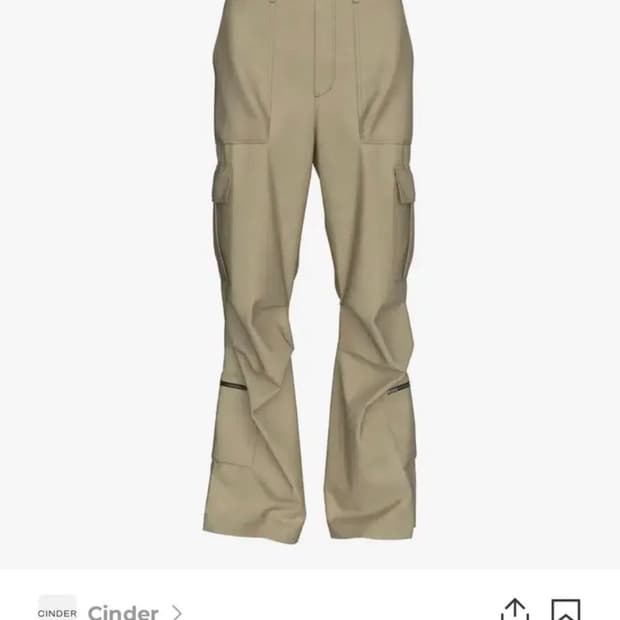 [2] Cinder Multi Wide Cargo Pants