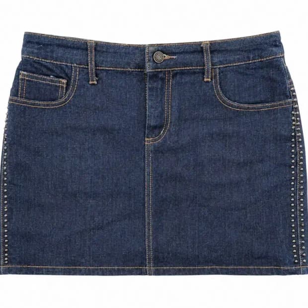ZADIG&VOLTAIRE 데님 스터드 미니스커트