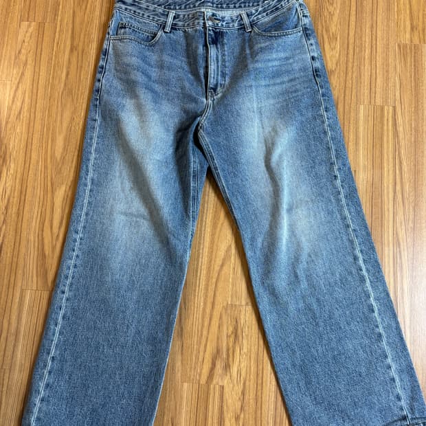 솔리드옴므 데님팬츠 연청