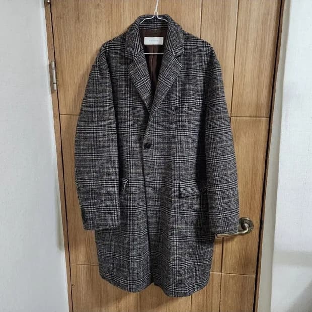 (M)토니웩 남성 체크 코트