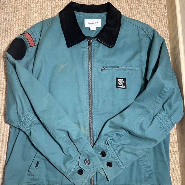 디스이즈네버댓 work jacket forest