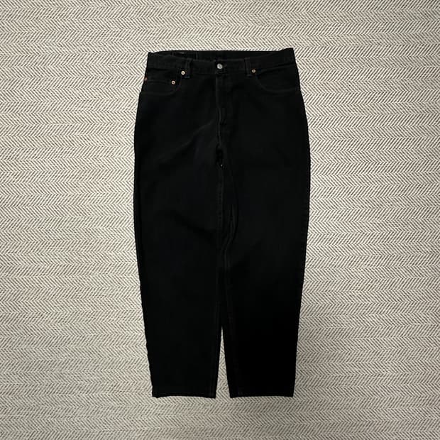 LEVI'S 560 00' usa loose fit black jeans