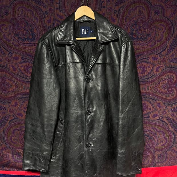 올드 갭 가죽 카코트