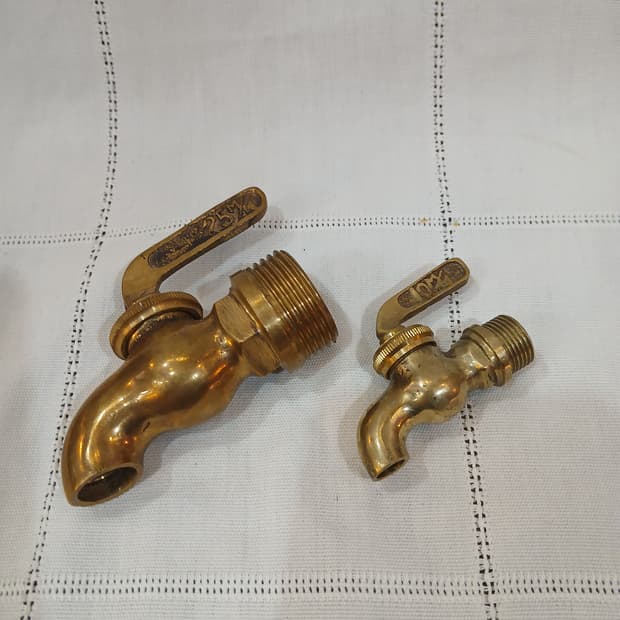 빈티지 황동 수도꼭지,수전