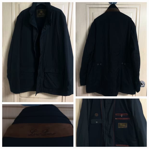 정품 로로피아나 스톰 시스템 캐시미어 트래벨러 필드 자켓