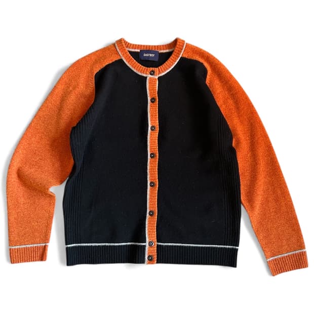 EASTBOY Two-Tone Raglan Cardigan