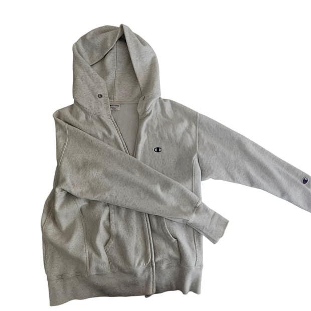 챔피온 리버스위브 후드집업 오트밀