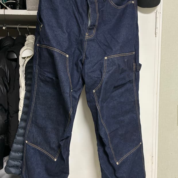 9999아카이브 더블니 데님 팬츠 2사이즈