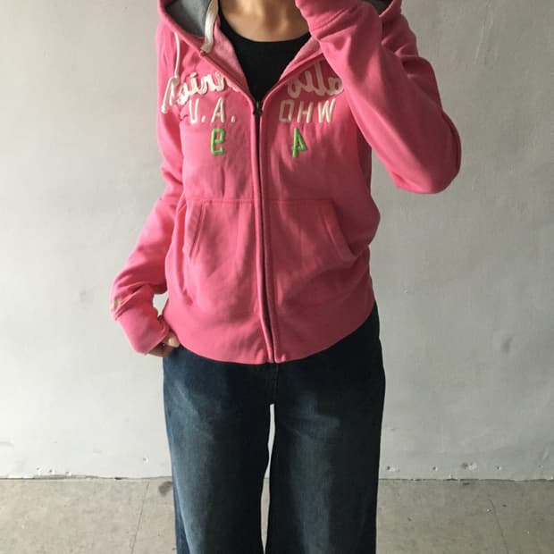 후아유 스펠 후드집업