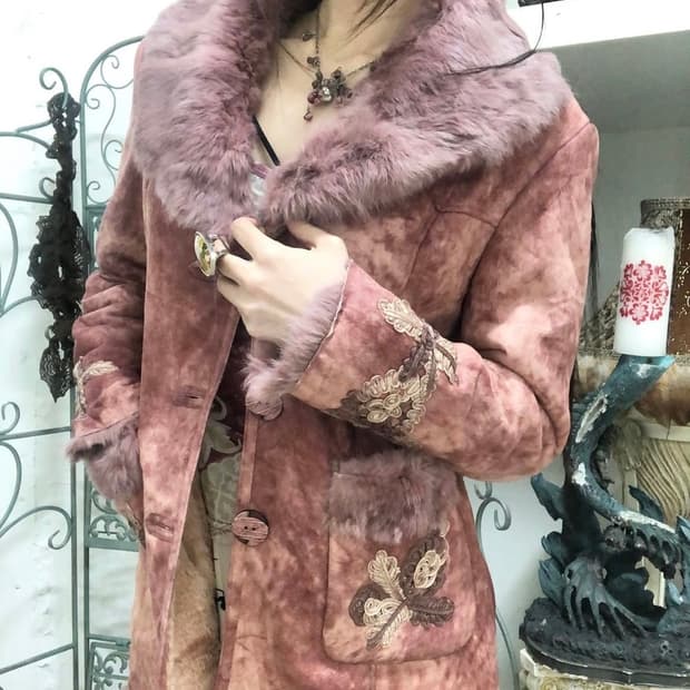 파우닝 133 무스탕 퍼자켓