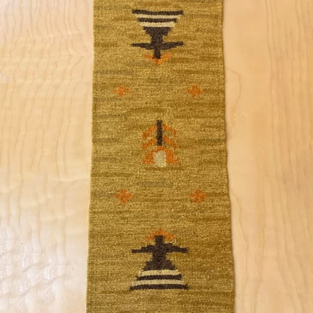 VTG tribal hand made rug 미국 빈티지 트라이벌 러그