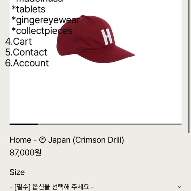 테프스토어즈 볼캡 L