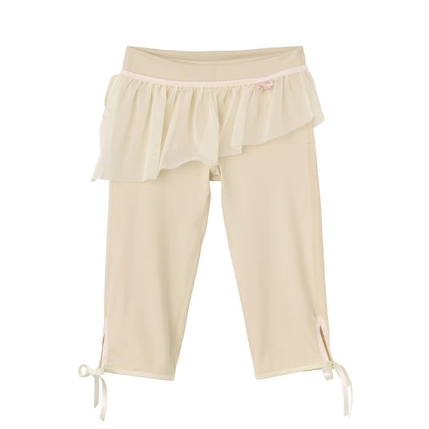 Tutu Layered Leggings Eggshell - S