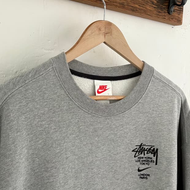 Nike x Stussy 나이키 스투시 NRG 플리스 크루넥 맨투맨