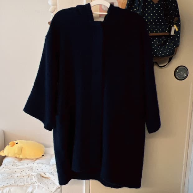 마루빈티지 네이비 7부 코트