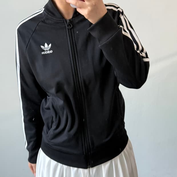 [M] 아디다스 슈퍼스타 블랙 트랙탑 져지