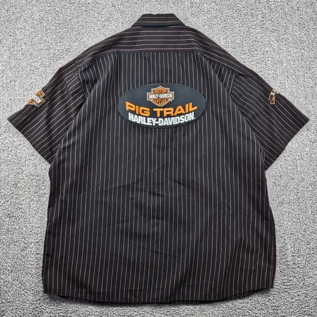 할리데이비슨 반팔 셔츠 ( XL ) / 11935