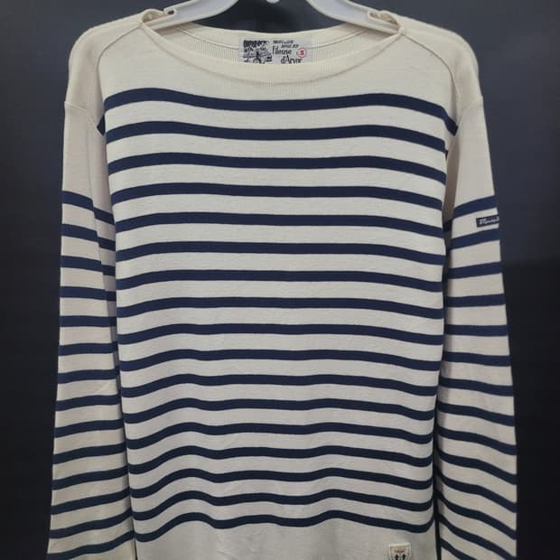 Fileuse d'Arvor 프랑스 단가라 셔츠 