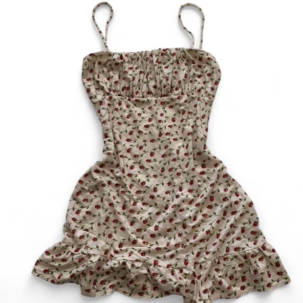 REFORMATION 플라워 꽃 미니 원피스