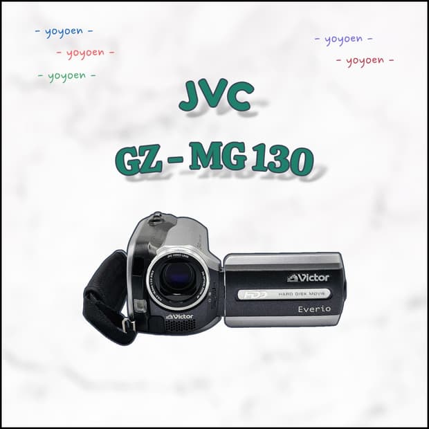 JVC GZ-MG130 빈티지캠코더