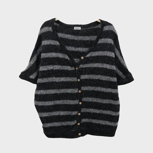 NATURAL GARDEN 스트라이프 글리터 가디건 62102