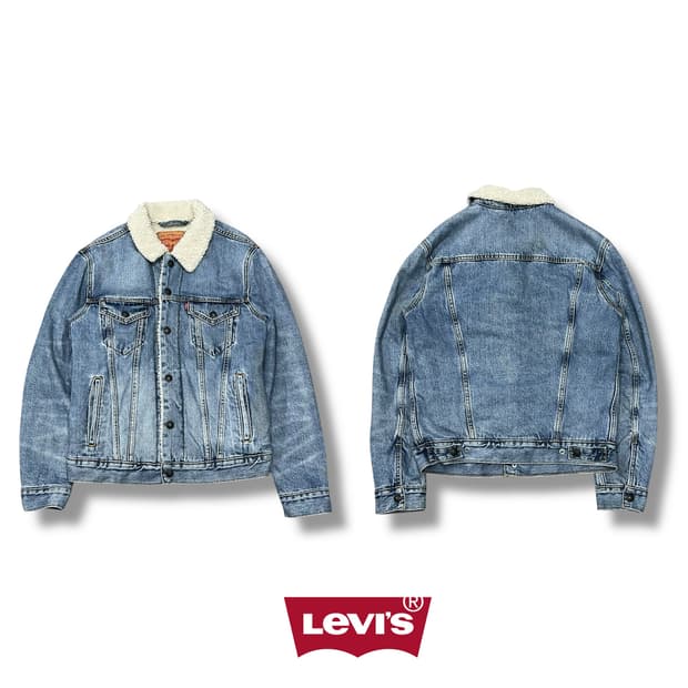 리바이스 셰르파 데님자켓 s08766