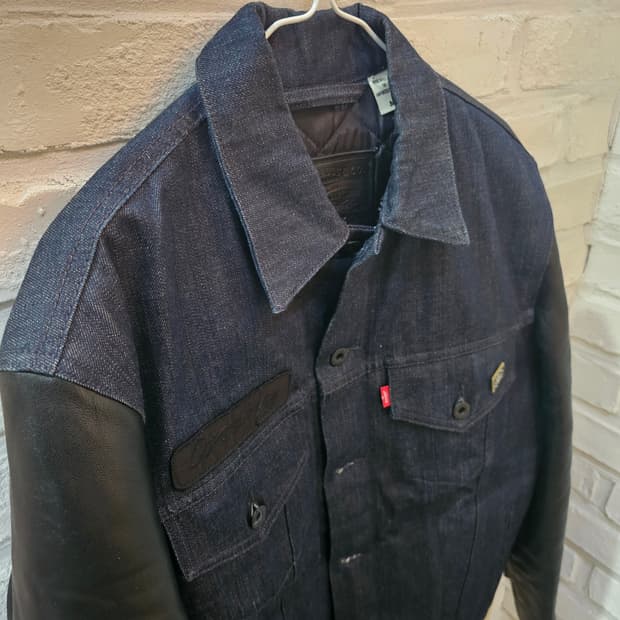 리바이스 x 네이버후드 x 스투시 콜라보 트러커 