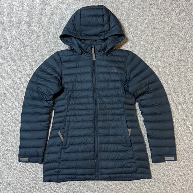 노스페이스 경량 패딩 후드 여성용 90