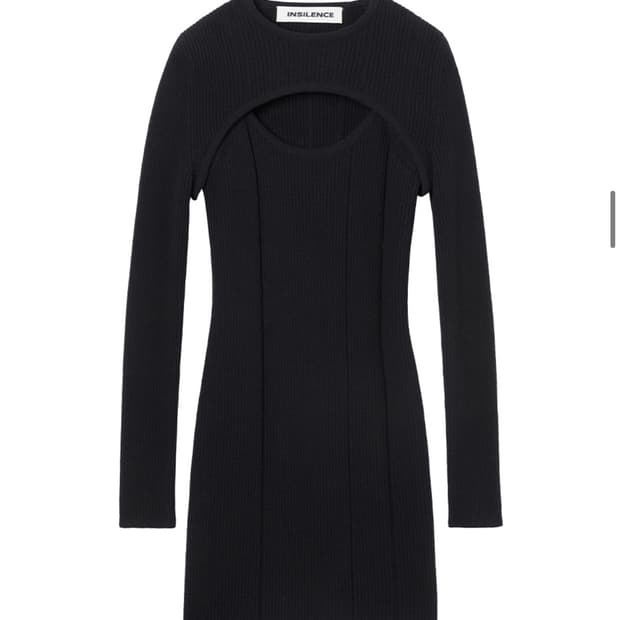 인사일런스 우먼 리브드 볼레로 원피스