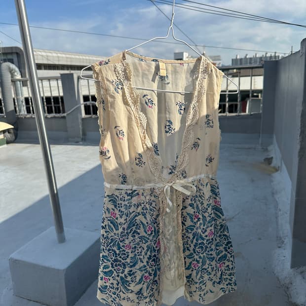 빈티지 바선생 페어리 슬리브 모리 모리걸 에스닉 히피