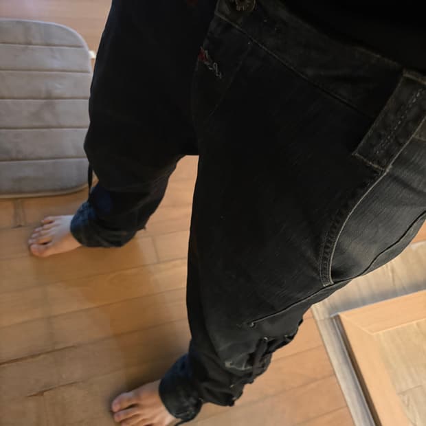 Marithé François Girbaud Lace-up denim 