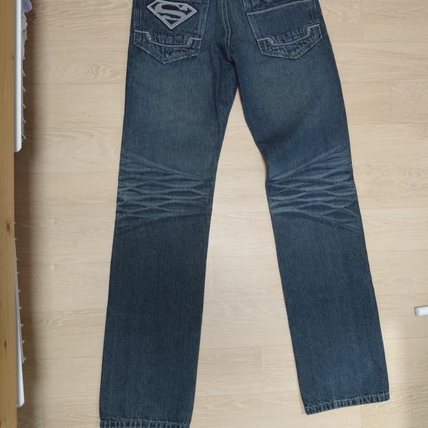 새상품) ALL BLACKS 빈티지 워싱 스트레이트진