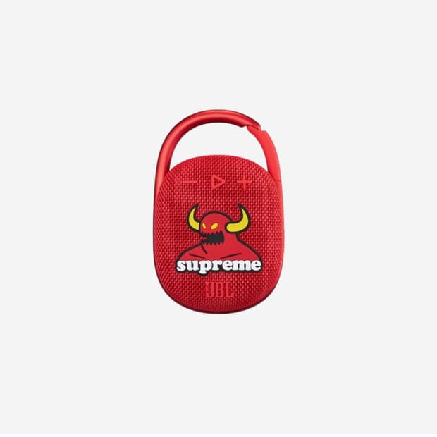 Supreme x Toy Machine JBL Clip Red - 24S
