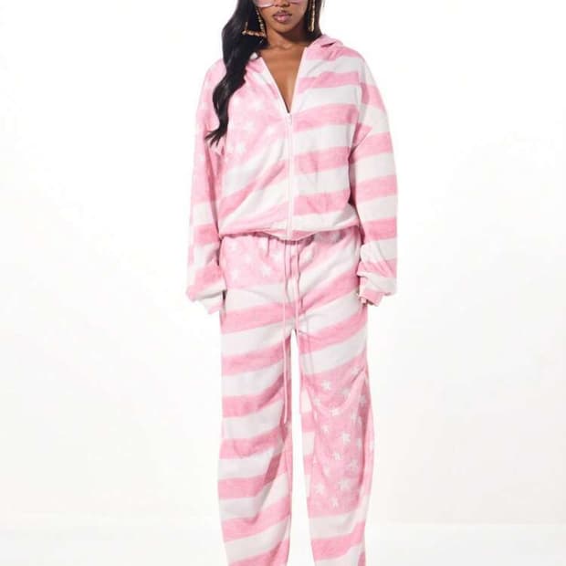 pink america🇺🇸트레이닝 셋업