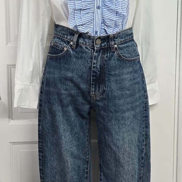 토템 배럴 데님팬츠