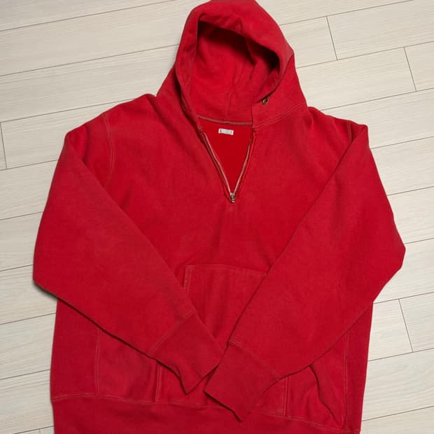 아프레쎄 후드하프집업