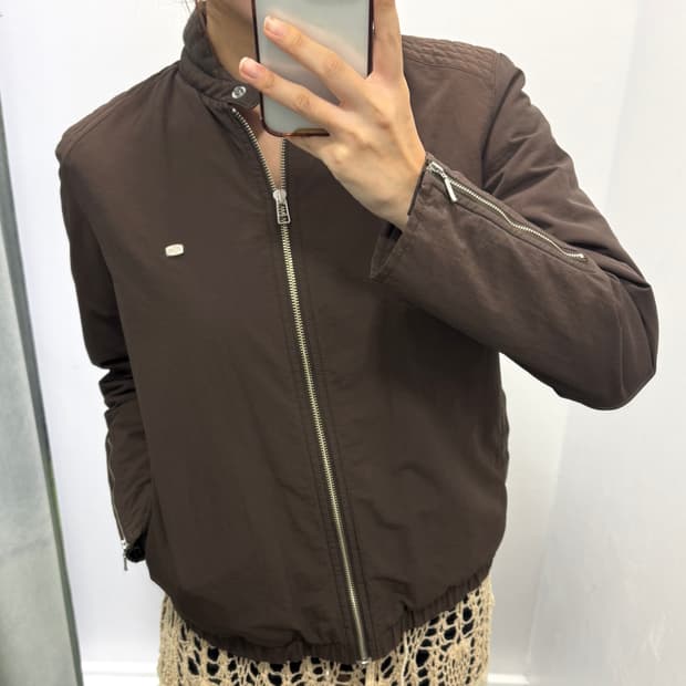 라코스테 브라운 점퍼