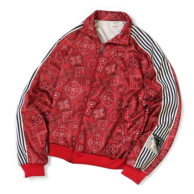 kapital red bandana track jacket (2)