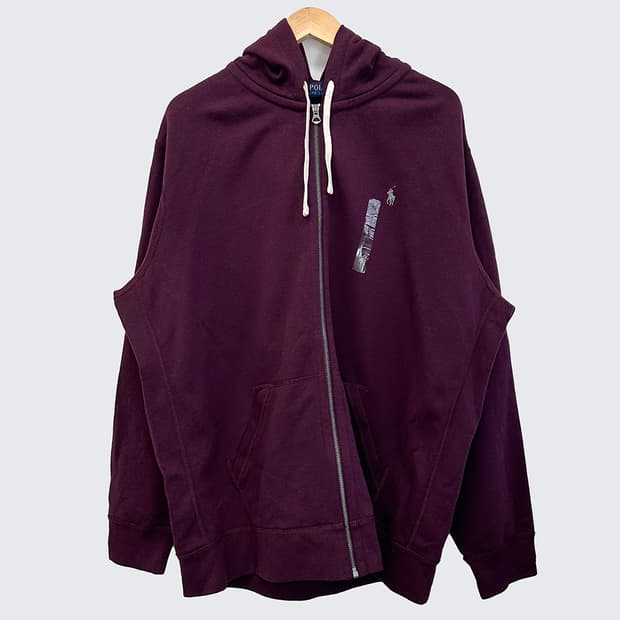 폴로 랄프로렌 기모 후드집업 자켓 점퍼 데드스탁 남성 XXL