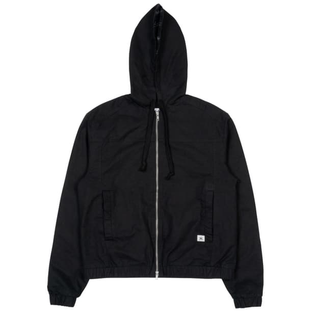 더콜디스트모먼드 미니 로고 체크 후드집업 자켓 