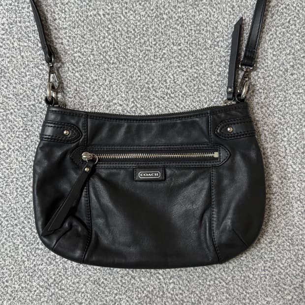 Coach 코치 가죽 숄더백