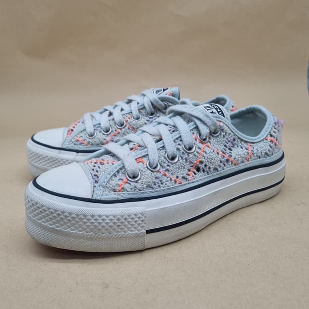 컨버스 보호 크로쉐 플랫폼 여성스니커즈230